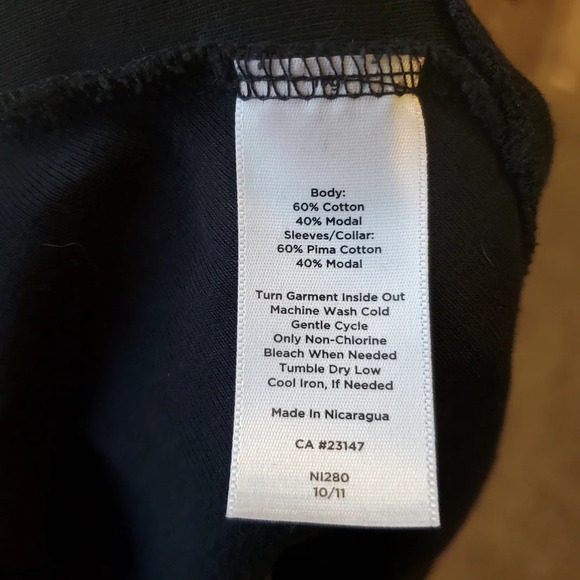 Talbots Women's Black Ribbed Cardigan Sweater Size Medium - Picture 3 of 10